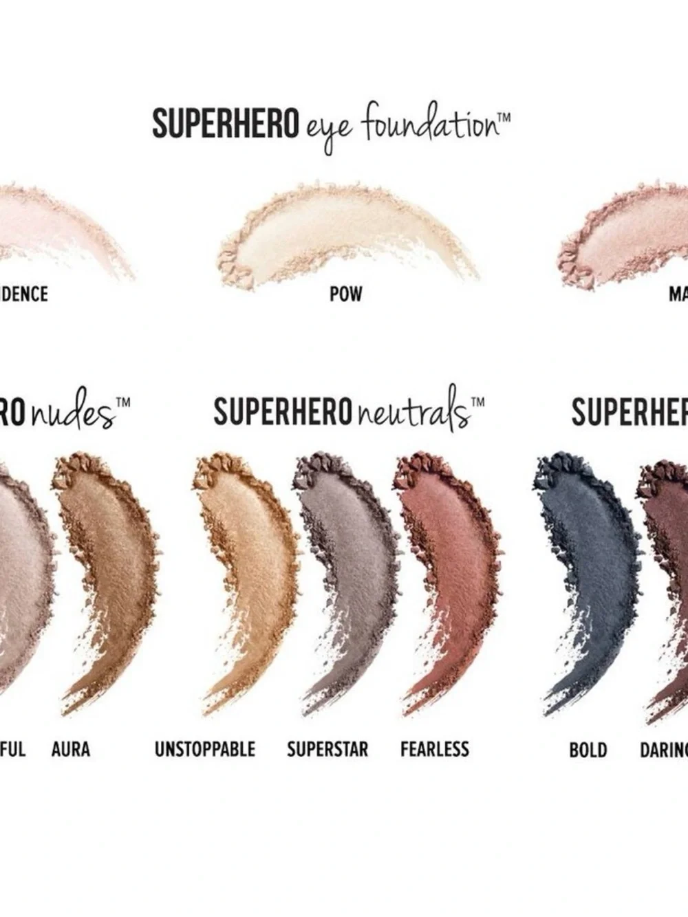 IT Cosmetics Superhero Eyeshadow Palette - Black case GUC